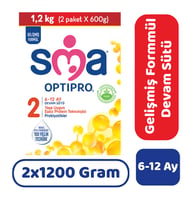 SMA Optipro 2 Devam Sütü 1200 gr 2 Adet