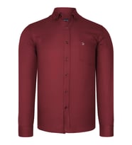 G785 DEWBERRY ERKEK GÖMLEK-BORDO (Karışık)