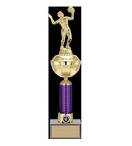 ODAK KUPA - Figürlü Kupalar - Voleybol Kadın Figürlü Kupalar FG-059 B - 44 cm