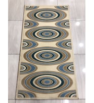 Saray Halı Vizyon 11169 Rm 80X150 Krem Mavi Küçük Ölçü Halı !