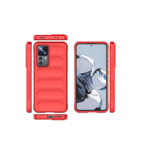 Mi 12t Pro Kılıf Optimum Silikon - Kırmızı