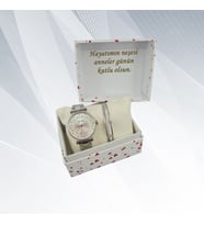 KİŞİYE ÖZEL BAYAN HEDİYE SETİ (SAAT-BİLEKLİK)