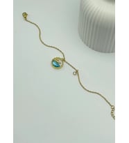 Çelik Gold Balık Detay Bileklik - 25-blk106