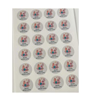 Made With Love Yapışkanlı Sticker 4x4 Cm 96 Adet