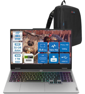 Lenovo Loq Intel Core I5-13450HX 32GB Ddr5 1tb SSD 8GB/RTX5050/100W 15.6" Fhd IPS 300NITS %100 Srgb 144Hz Freedos Taşınabilir Bilgisayar 83JE00JLTRF10 + Zettaçanta