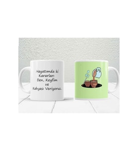 Kişiye Özel Keyfim Ve Kâhyası Baskılı Kupa