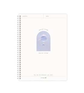 Morning Glory 4000 Çizgili Defter 26x19 cm Beyaz 11111-87799