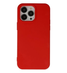 Durukar® iPhone 14 Pro Kılıf Nano içi Kadife Silikon - Kırmızı