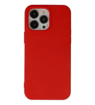 Durukar® iPhone 14 Pro Kılıf Nano içi Kadife Silikon - Kırmızı