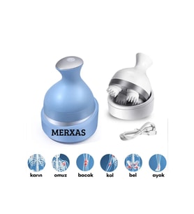 Merxas Kk-11 Rahatlatıcı Saç Derisi Masaj Aleti Baş Ve Vücut Masaj Cihazı Anti-stres