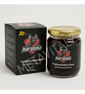 Karabela Bıtkısel Karışımlı Macun 240g Erkeklere Özel Enerji ve Güç Takviyesi