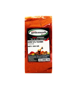 SÜPER TATLI TOZ BİBER 500 GR