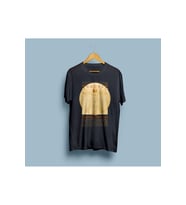 Oversize Vitruvius Adamı Poster Baskı Unisex T-shirt (Siyah)