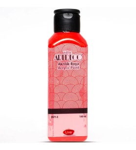 Artdeco Akrilik Boya 140 ml Kırmızı 4 adet