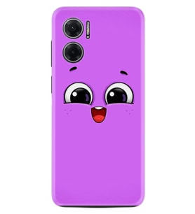 Xiaomi Redmi Note 11E Kılıf Silikon Desen Özel Seri Purple Sweety 1717