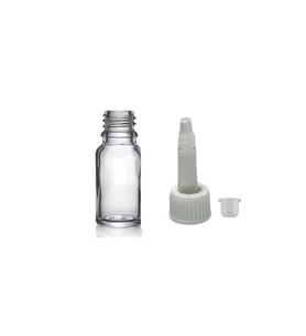 10ml şeffaf cam şişe getamisin kapak, 24 adet, plastik üstten damlalıklı şişe, damlatmalı şişe, damlatıcı şişe