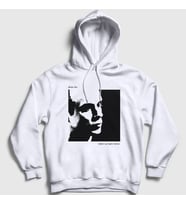 Presmono Unisex Beyaz Before And After Science Brian Eno Kapüşonlu Sweatshirt 489322tt