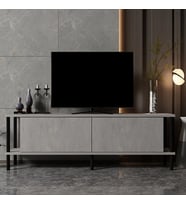 TV Sehpası Agora Retro Gümüş 150 cm