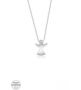 SWAROVSKİ TAŞLI  ZİRCONİA PERİ 925 AYAR GÜMÜŞ KOLYE