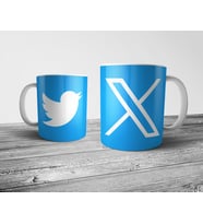 Pixxa Twitter X Kupa Bardak Model 3