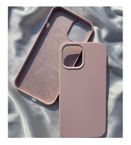 Coverzone Apple iPhone 13 Pro Max ?le Uyumlu K?l?f Z-Mara Lansman Vieri Tam Koruma Arka Kapak Kamera Koruma �?k?nt?l? P�r�zs�z Y�zey Pembe