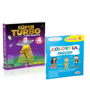 4. Sınıf Süper Turbo Yeni Nesil Soru Bankası  Ve Colorful English Grade 4
