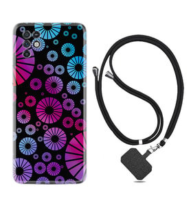 INFINIX Note 11 Pro Note 10 Hot 9 Play Kılıf Boyun Askılı Silikon Daireler 1751