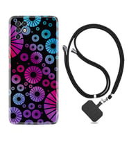 INFINIX Note 11 Pro Note 10 Hot 9 Play Kılıf Boyun Askılı Silikon Daireler 1751