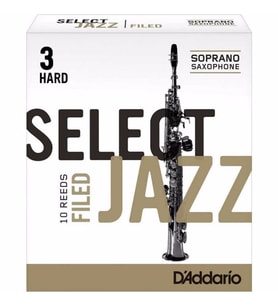 Rico Jazz Select RSF10SSX3H Soprano Saksafon Kamış No:3 Hard