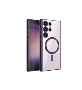 Samsung Galaxy S23 Ultra Kılıf Kross Magneticsafe Kapak - Mor