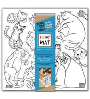 Funny Mat - Kediler 40x40cm