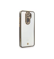 Çınarcık Dev Xiaomi Redmi Note 8 Pro Kılıf Liva Lens Silikon - Beyaz