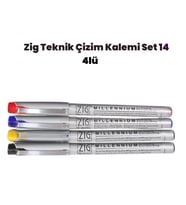 Zig Teknik Çizim Kalem Set 14 4lü 0,1mm
