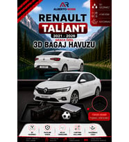 Renault Taliant 2021 - 2026 Araca Özel 3D Bagaj Havuzu