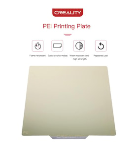 Creality PEI Parlak Yüzey Baskı Tablası Kiti - 235×235×1mm235x235 (Tabla ebatlarındaki diğer bütün 3D Yazcılara uygundur.)