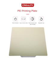 Creality PEI Parlak Yüzey Baskı Tablası Kiti - 235×235×1mm235x235 (Tabla ebatlarındaki diğer bütün 3D Yazcılara uygundur.)