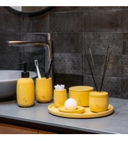 HARMONIA BETON BANYO SETİ (Sarı)