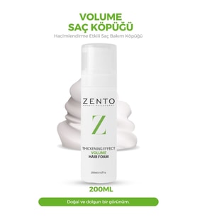 Zento Thıckenıng Effect Volume Köpük 200 ml