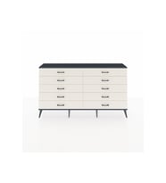 Arges Konsol 10 Çekmeceli  176x30x99 Aytaşı-Antrasit/Aytaşı