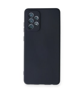 Samsung Galaxy A72 Kılıf Nano İçi Kadife Silikon - Lacivert