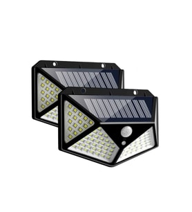 Projektör 100 Ledli Işık Sensörlü Güneş Enerjili Solar Lamba