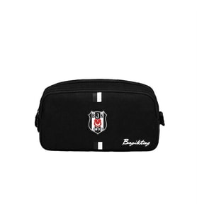 Beşiktaş Emprime Baskı Detaylı Kanvas Kalem Çantası 26382