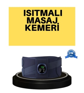Dijital Ekranlı Isıtmalı Masaj Kemeri Bel Çevresi 100 Cm Altı İçin