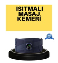 Dijital Ekranlı Isıtmalı Masaj Kemeri Bel Çevresi 100 Cm Altı İçin