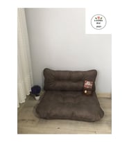 Petek Önü Palet Yer Minderi Ikili Takım Kahverengi