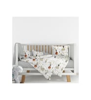 Flanel ( Pazen ) Kumaşından %100 Pamuklu Bebek Nevresim Takımı 100x150