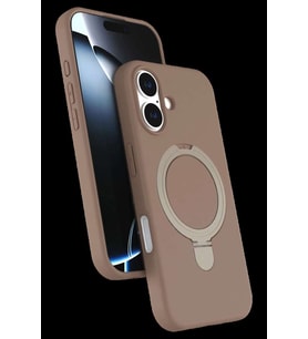 iPhone 17 Regal Magsafe Standlı Kapak - Çöl Titanyum