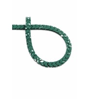 Hematit Doğal Taş Mat Benekli Yeşil Çavuş Kesim 6x3mm Dizi [AA]