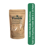 Fındık Kabuğu Kavrulmuş Tatlı İçin Kıyılmış Fındık 500 G x 10 Paket