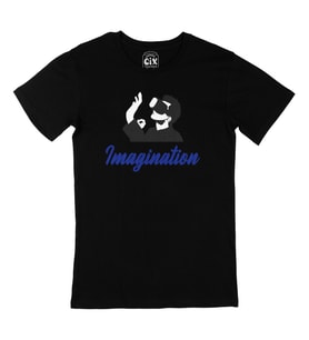 Your Imagination Siyah Tişört